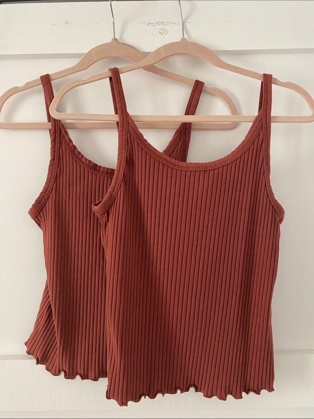 Old Navy Ribbed Tank Top in Rust Brown - Women's Sleeveless Cami